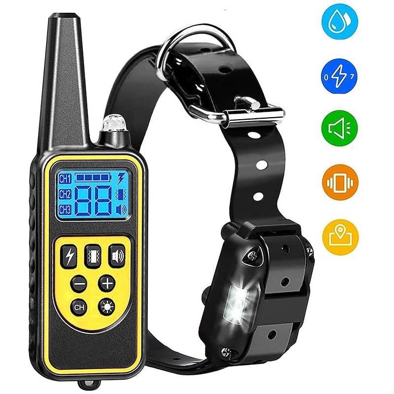 AuroraPace Pro -koirankoulutuspanta LED-majakkavalolla, vedenpitävä ja kauko-ohjattava