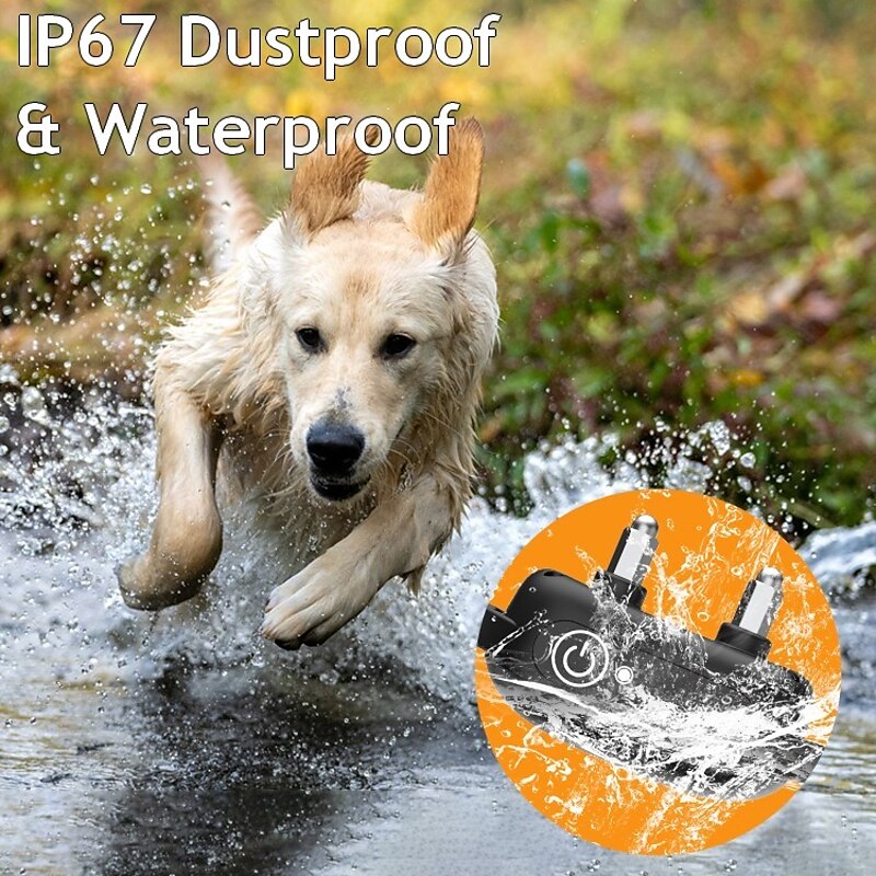 PulsePaw-langaton koulutuspanta koirille, kantama 1000 m, 3 toimintatilaa