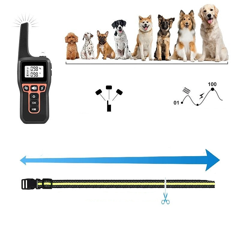 ZenRidge Training Collar For Dogs, Rechargeable & Waterproof, 1000m Range