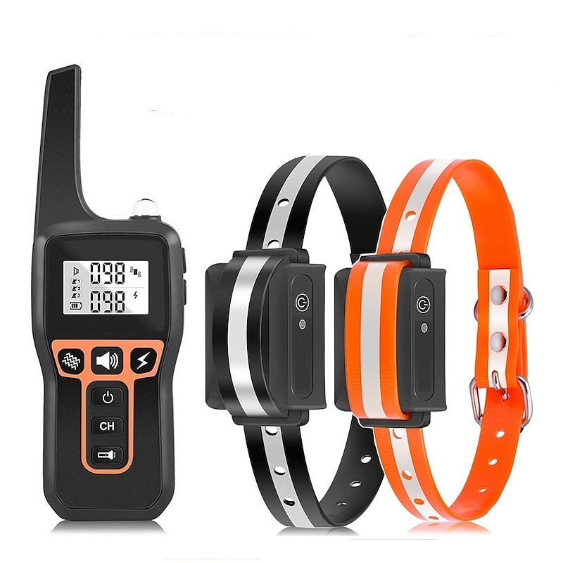 PaceGuard RangePro vattentåligt träningshalsband för hundar, 1000 m räckvidd, pip/vibration/stötar