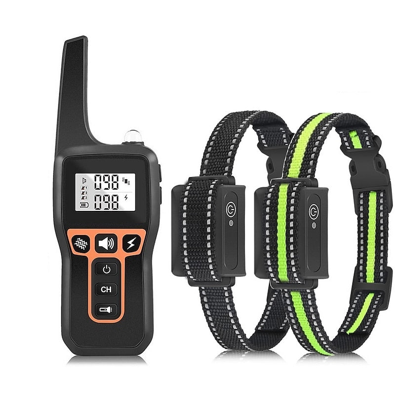 PaceGuard RangePro vattentåligt träningshalsband för hundar, 1000 m räckvidd, pip/vibration/stötar