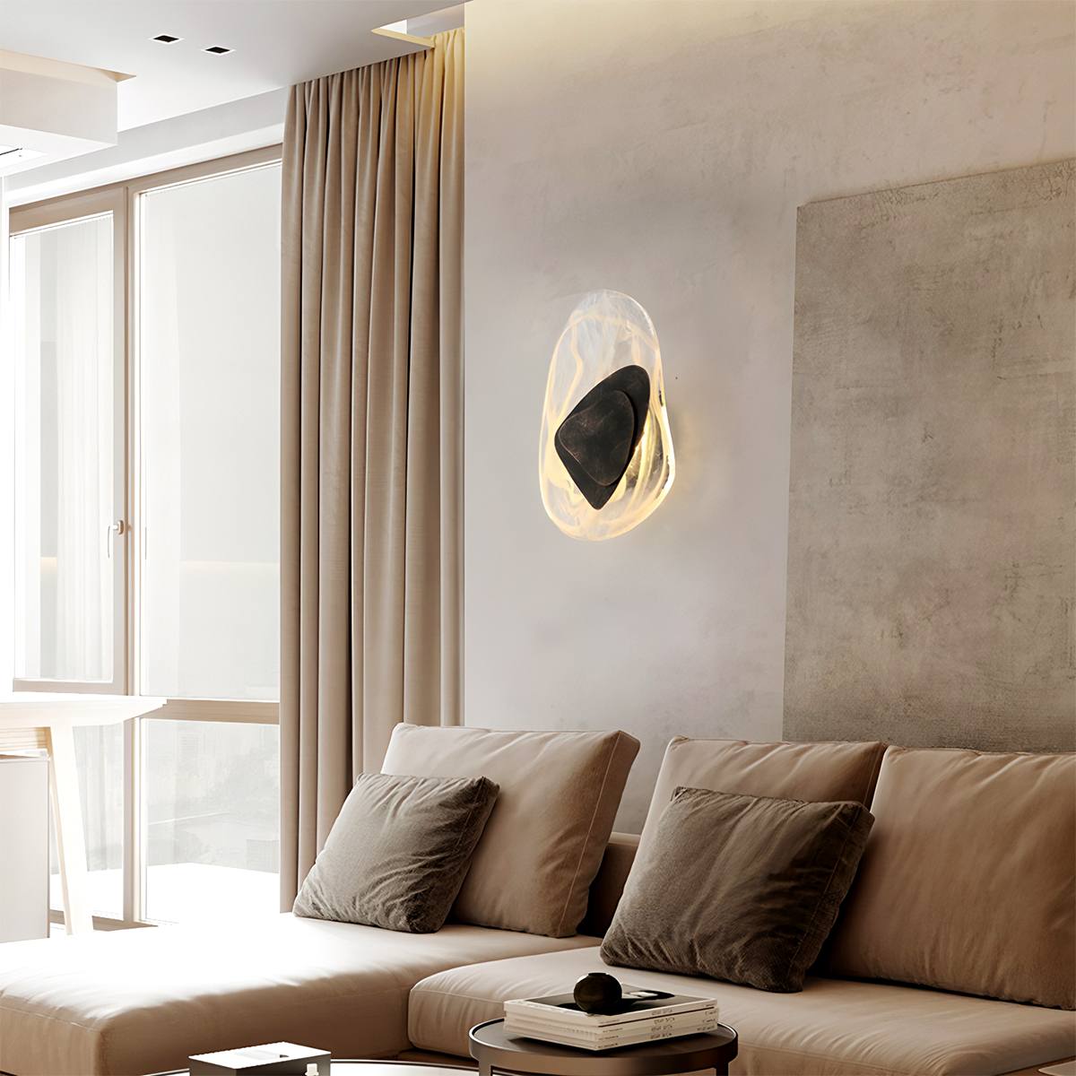 Luz de Parede Aurora Veil para Ambiente Etéreo e Decoração Moderna