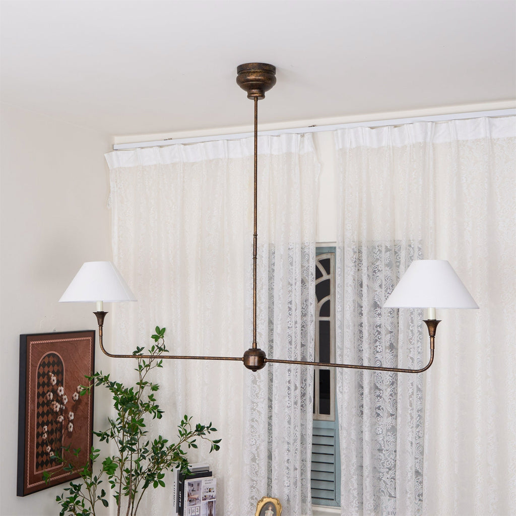 Norli Modern Linear LED Chandelier Metal Living Room Bedroom | Fioriscas