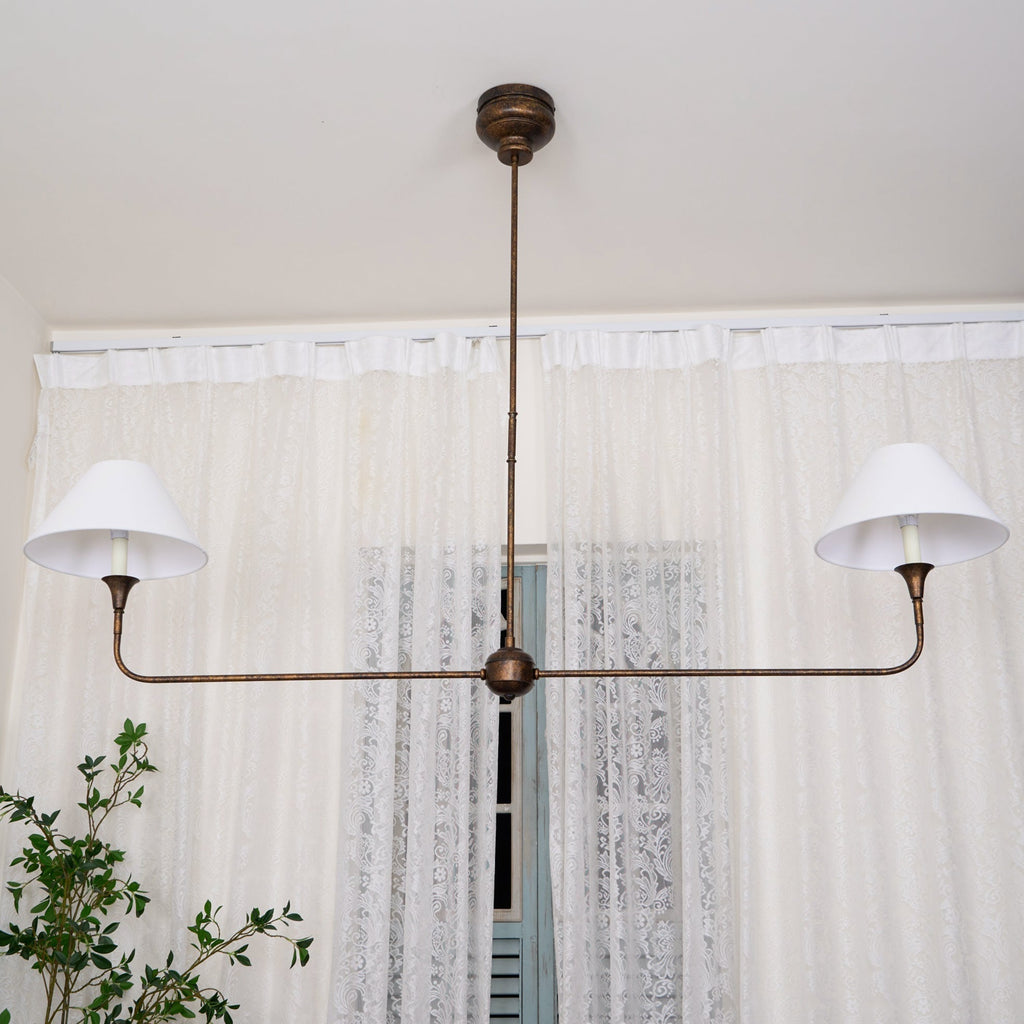 Norli Modern Linear LED Chandelier Metal Living Room Bedroom | Fioriscas