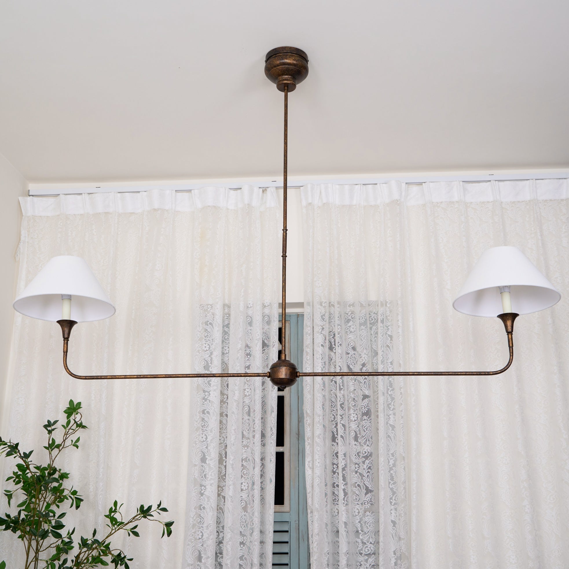 Norli Modern Linear LED Chandelier Metal Living Room Bedroom | Fioriscas