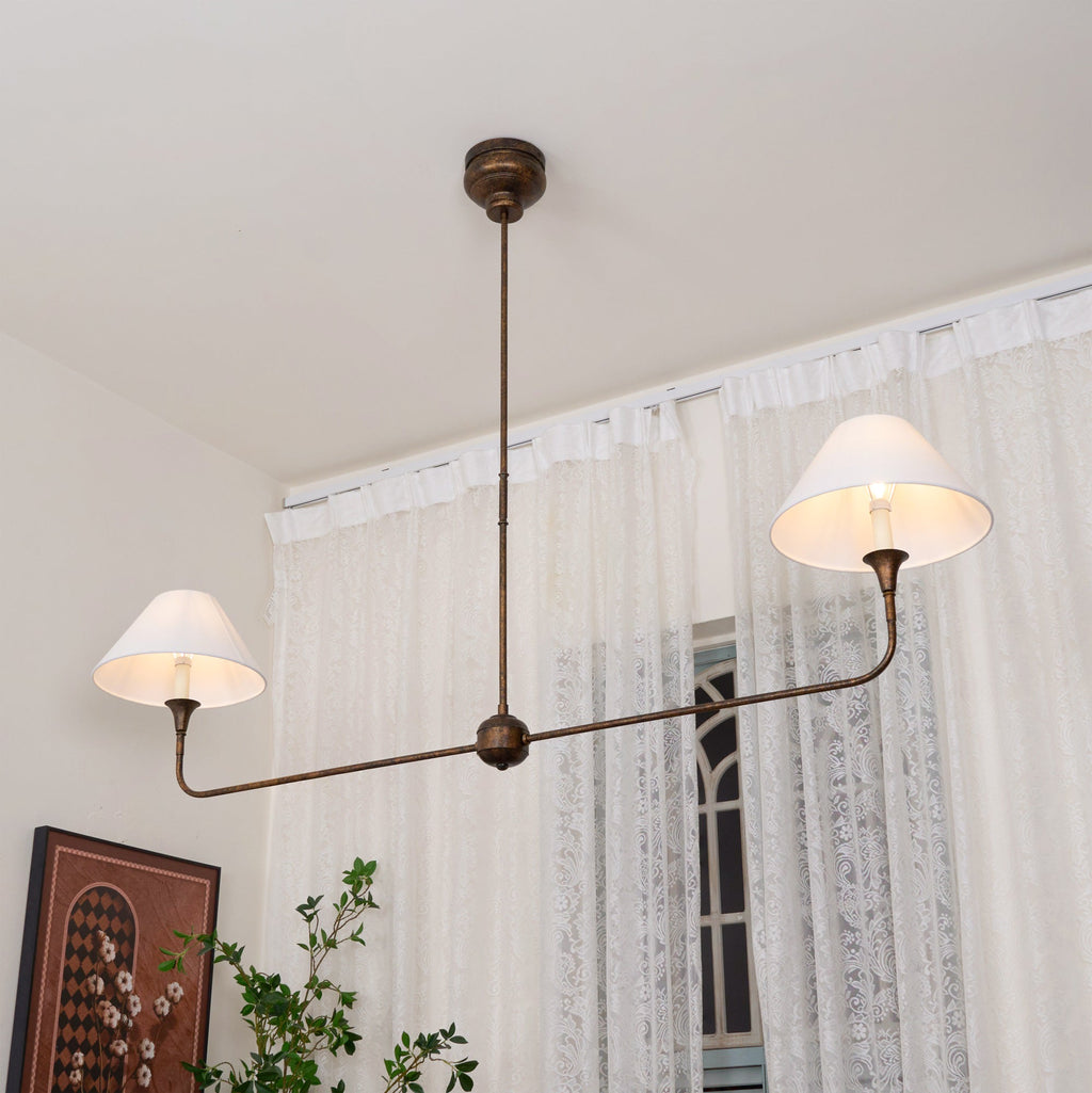 Norli Modern Linear LED Chandelier Metal Living Room Bedroom | Fioriscas
