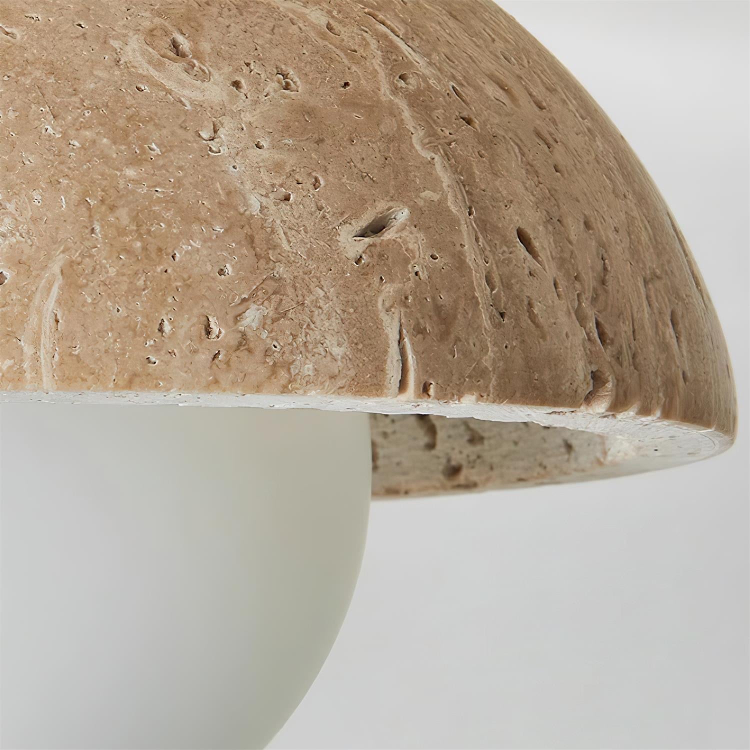 Ritta Minimalist Travertine Ceiling Light | Fioriscas