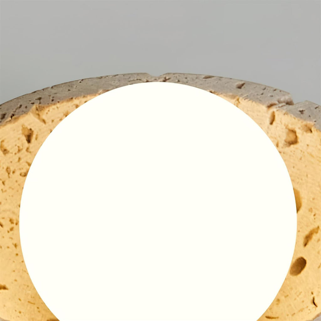 Ritta Minimalist Travertine Ceiling Light | Fioriscas