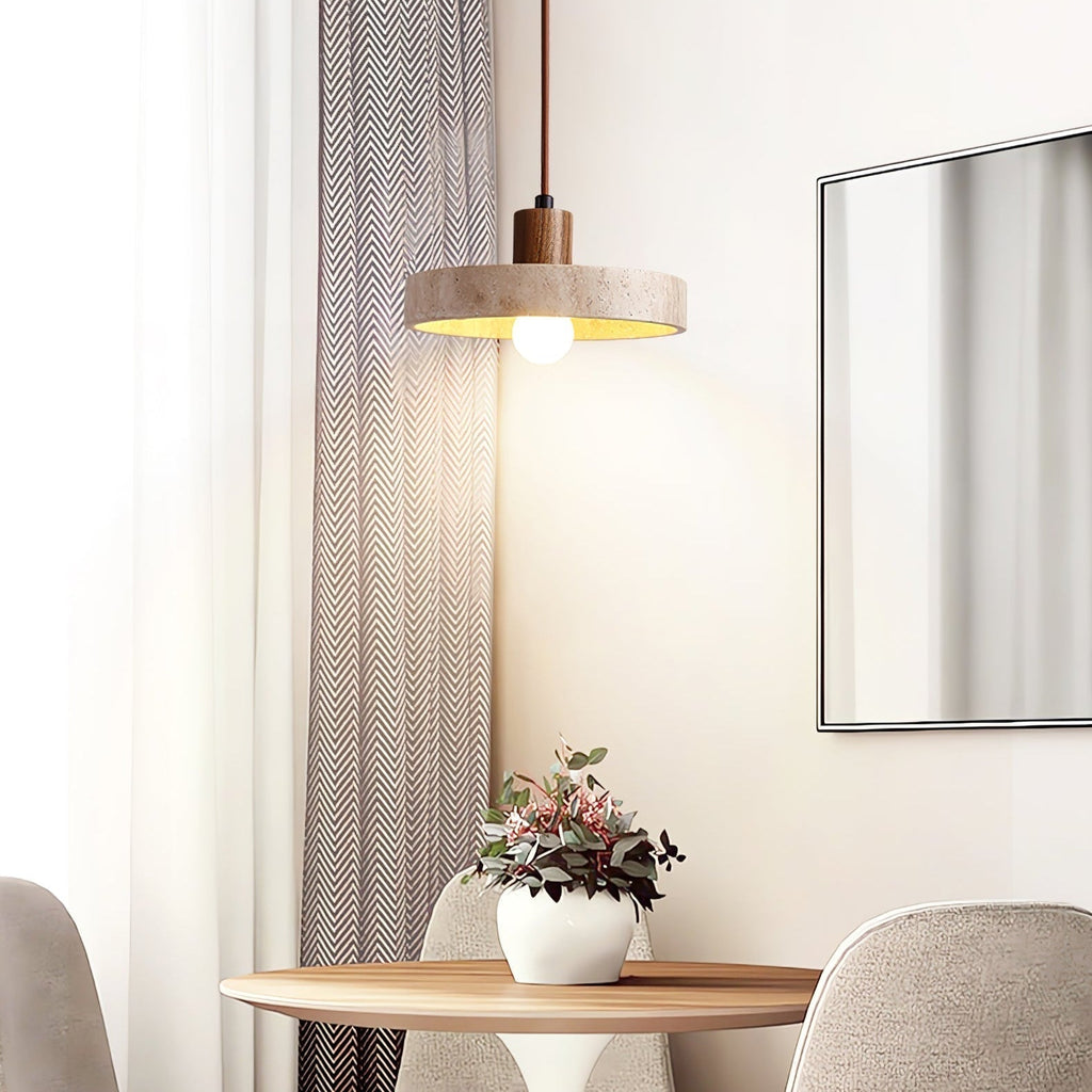 Evvynor Travertine Pendant Light | Fioriscas