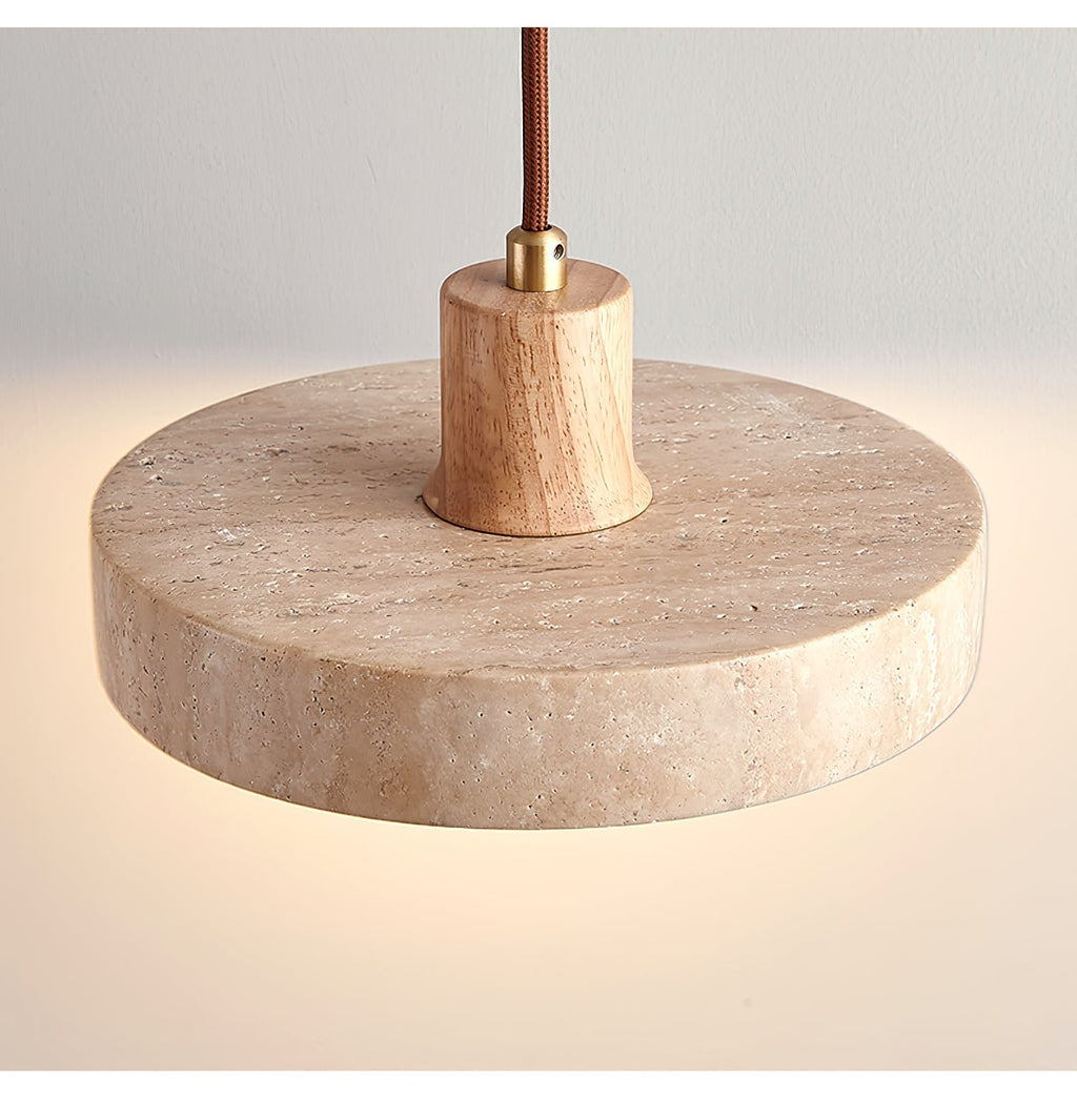 Evvynor Travertine Pendant Light | Fioriscas
