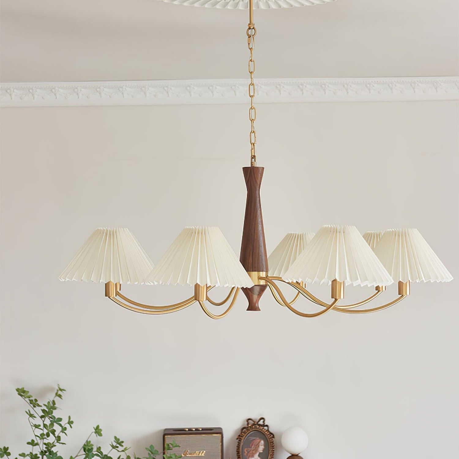 Zarn Pleated Chandelier Fabric | Fioriscas