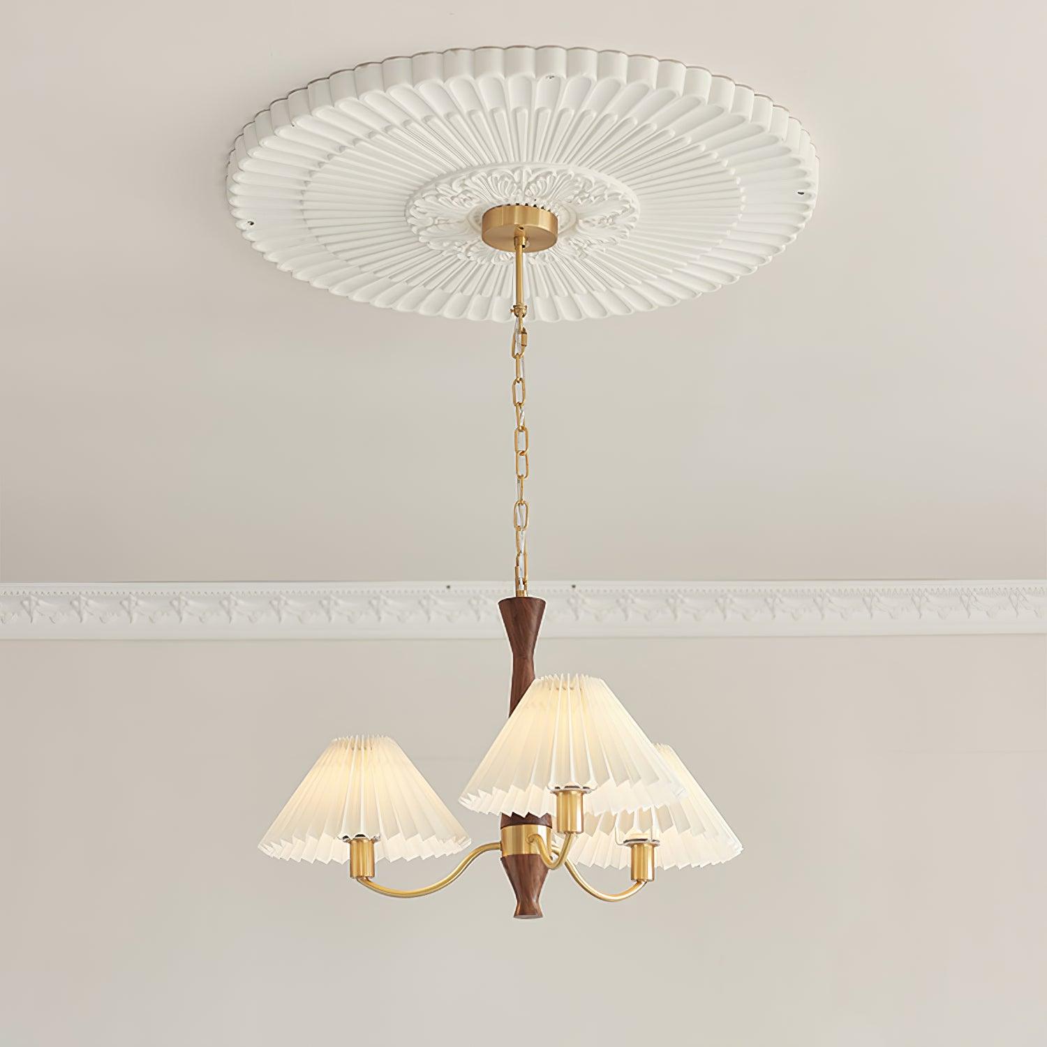 Zarn Pleated Chandelier Fabric | Fioriscas