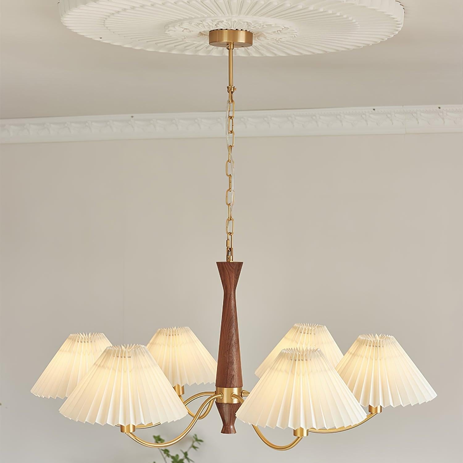 Zarn Pleated Chandelier Fabric | Fioriscas