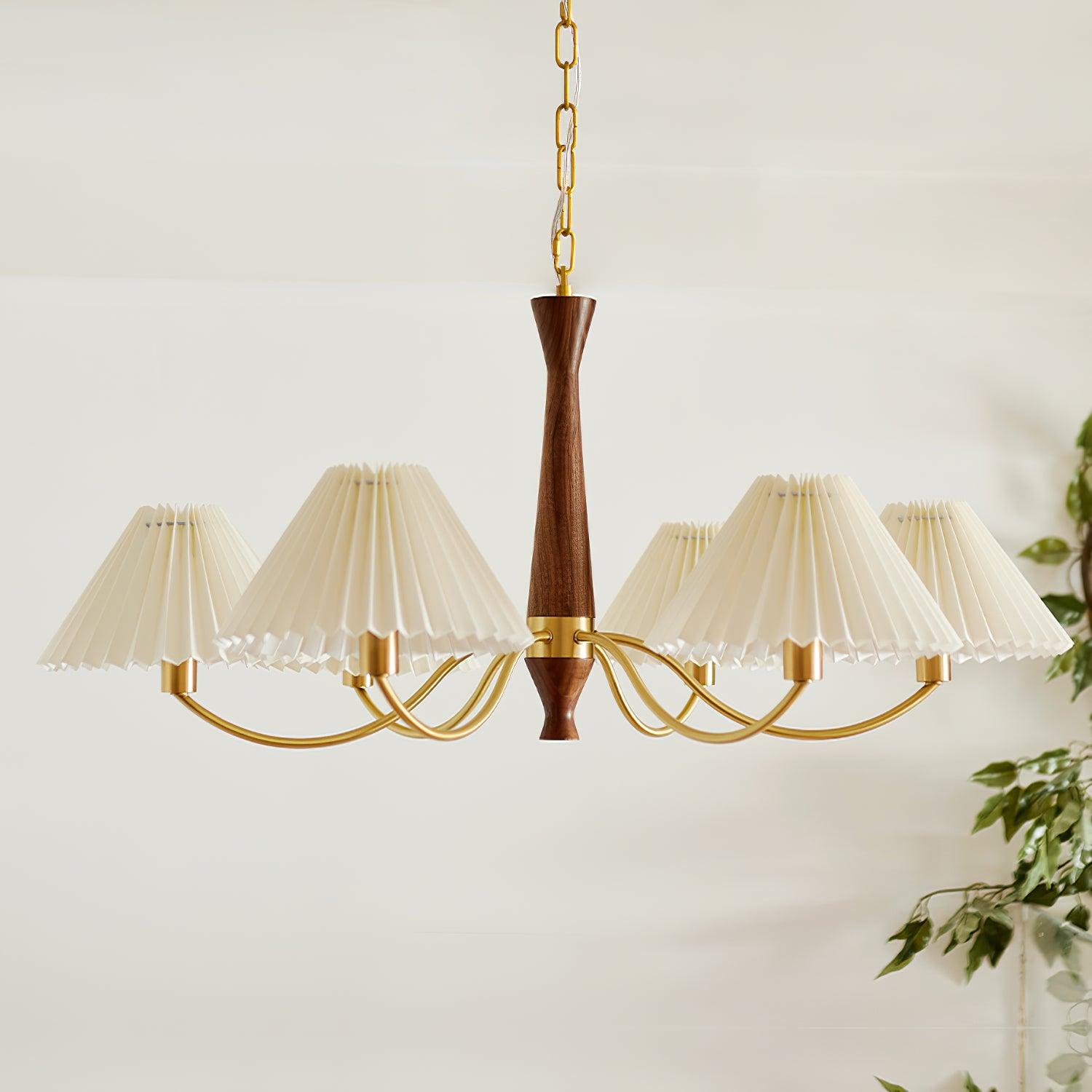 Zarn Pleated Chandelier Fabric | Fioriscas