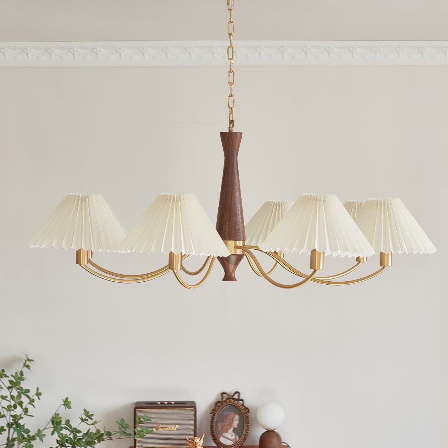 Zarn Pleated Chandelier Fabric | Fioriscas