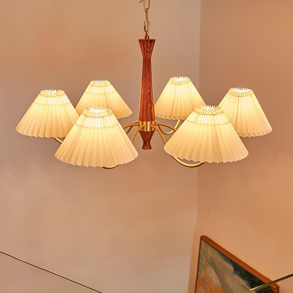 Zarn Pleated Chandelier Fabric | Fioriscas
