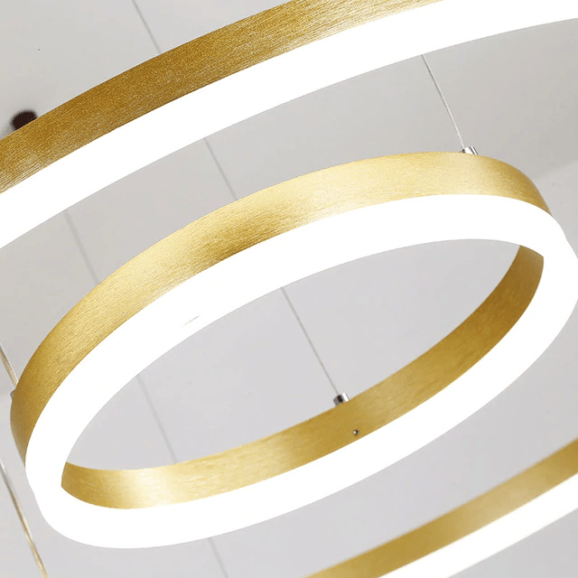 LumaNova závěsné světlo ve tvaru kruhu, stmívatelné na dálku, LED design
