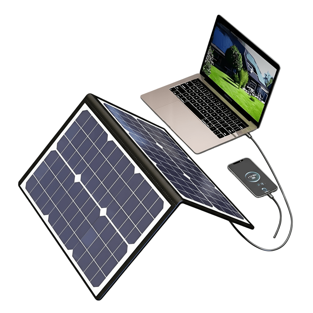 Smart lading med USB-A, USB-C og DC-porter - Fioriscas