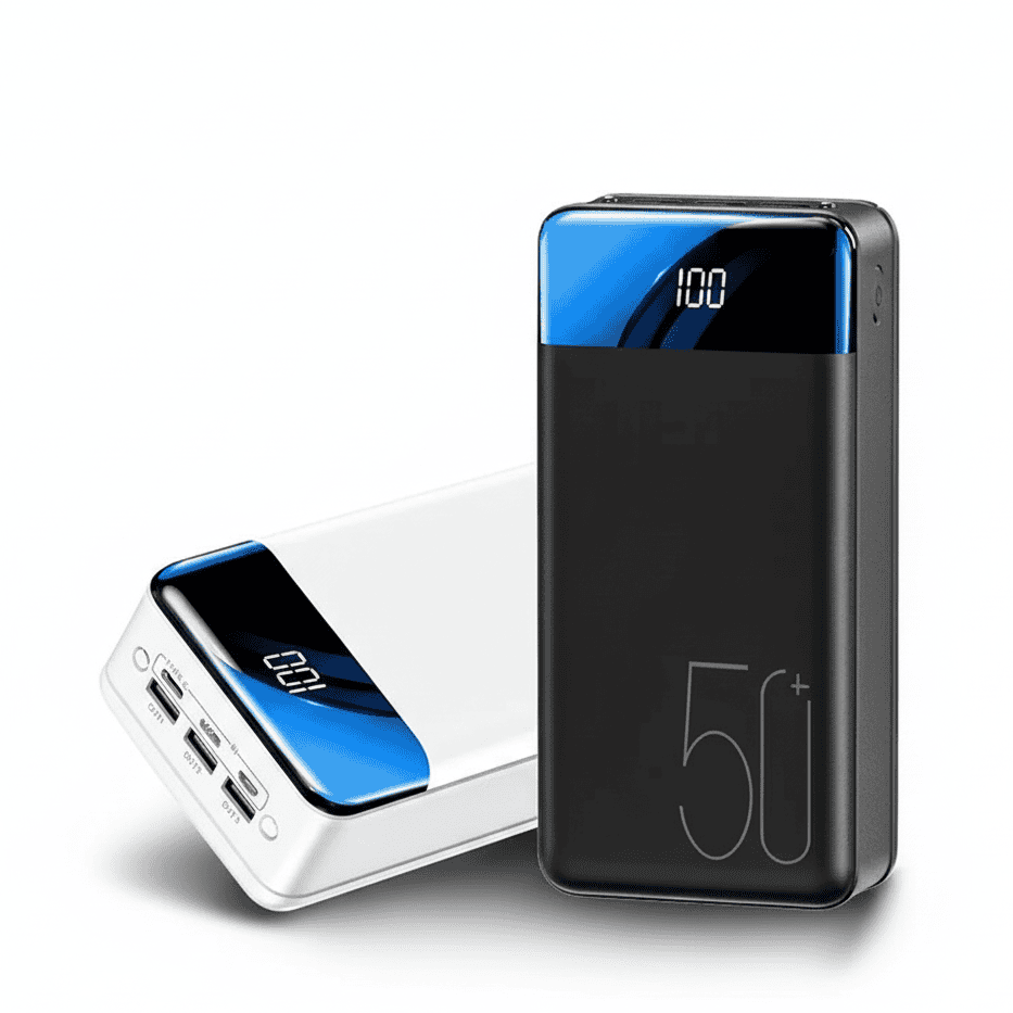 50K powerbank med supersnabb laddfunktion för maximal energi på språng - Fioriscas