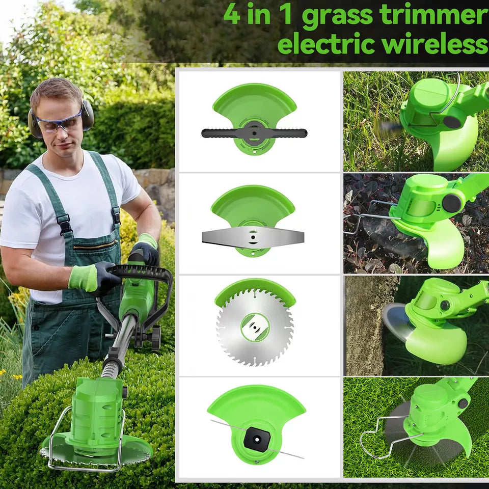 VoltEdge Akku-Rasentrimmer und Rasenkantenschneider, 24 V, Motor mit 18.000 U/min