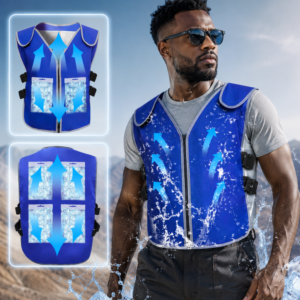ArcticCore Ice Packs Cooling Vest For Outdoor Work And Sports