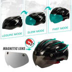 Velora Unisex-Fahrradhelm, Rücklicht-LED, passend für Kopfumfänge von 58–64 cm