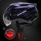 Velora Unisex-Fahrradhelm, Rücklicht-LED, passend für Kopfumfänge von 58–64 cm