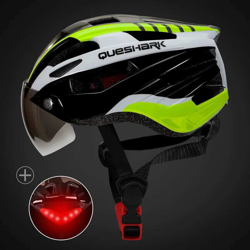 Velora Unisex-Fahrradhelm, Rücklicht-LED, passend für Kopfumfänge von 58–64 cm