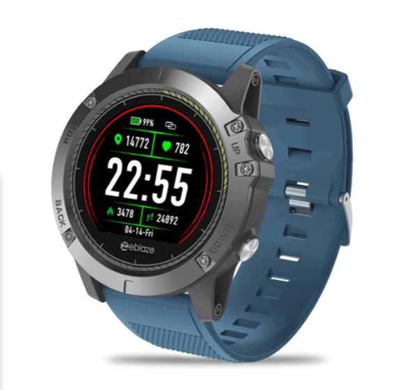 Odolné outdoorové chytré hodinky RidgeTech, odolné proti vodě a prachu, se sledováním srdečního tepu