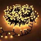 Luces LED impermeables en cadena con 8 modos para decoración exterior y de fiestas - Fioriscas