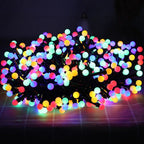 Luces LED impermeables en cadena con 8 modos para decoración exterior y de fiestas - Fioriscas