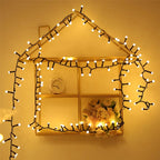 Luces LED impermeables en cadena con 8 modos para decoración exterior y de fiestas - Fioriscas
