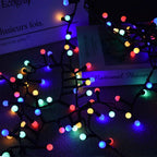Luces LED impermeables en cadena con 8 modos para decoración exterior y de fiestas - Fioriscas