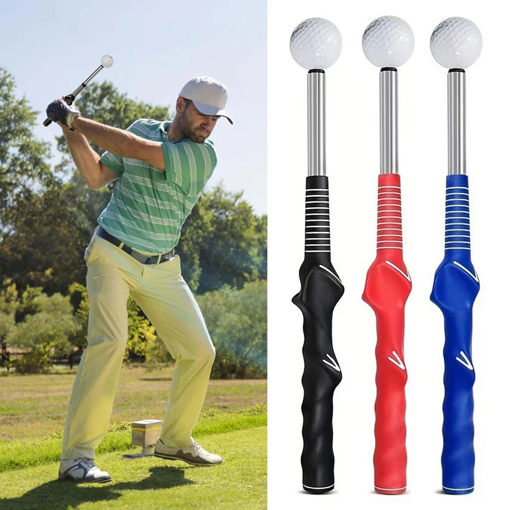 Utdragbar golfsvings tränare med klickfeedback - Fioriscas