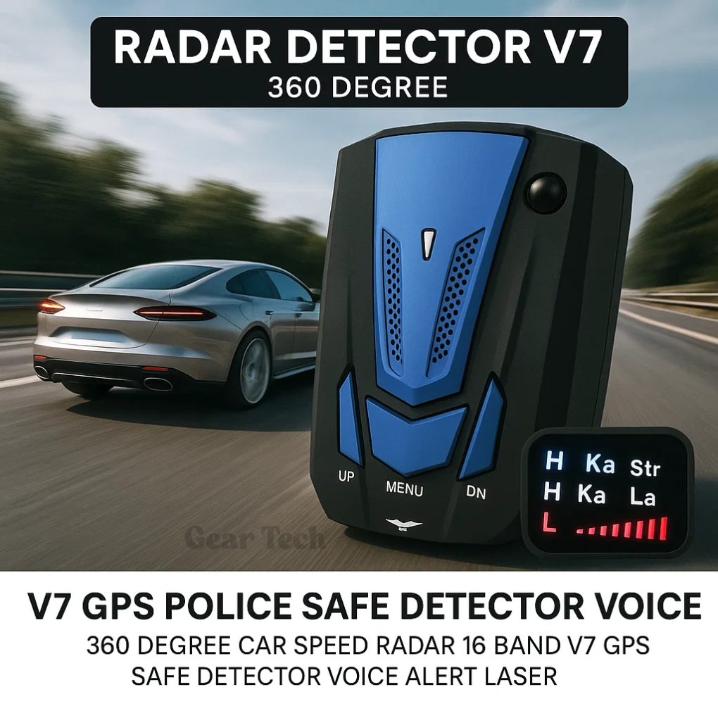 Radar Detector For UK Speed Camera Alerts, Red Or Blue
