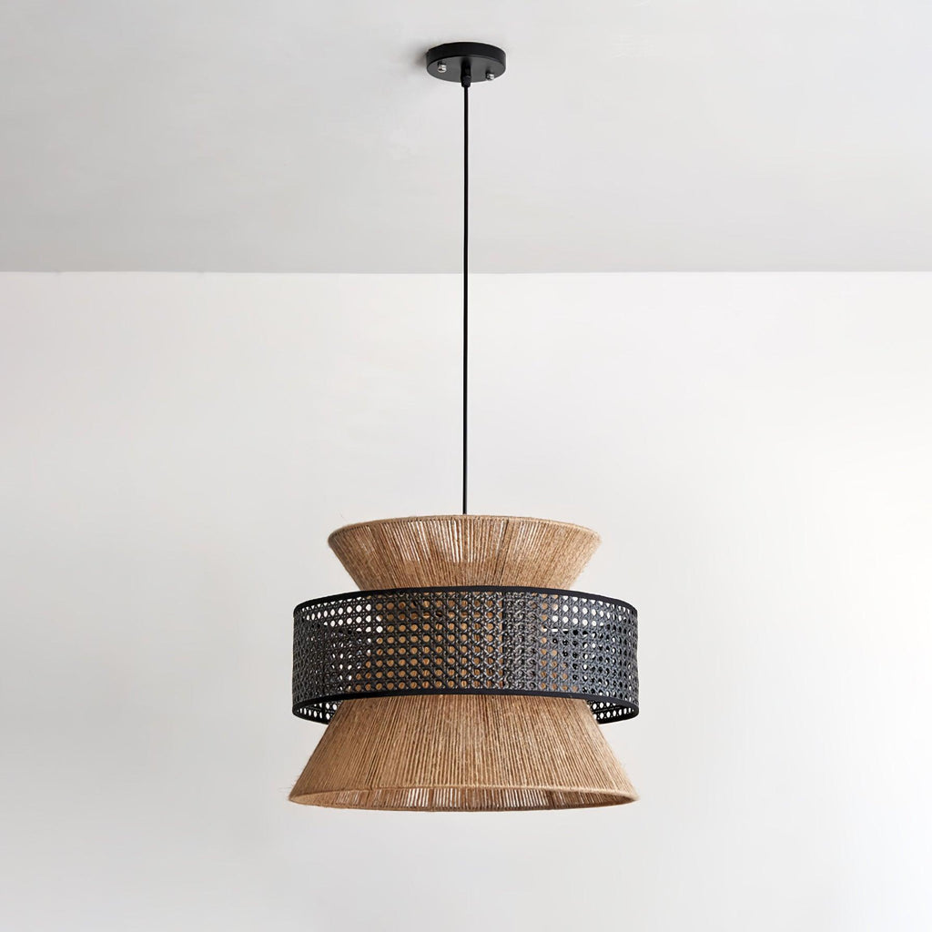 Ophelia Woven Rattan Pendant Light | Fioriscas