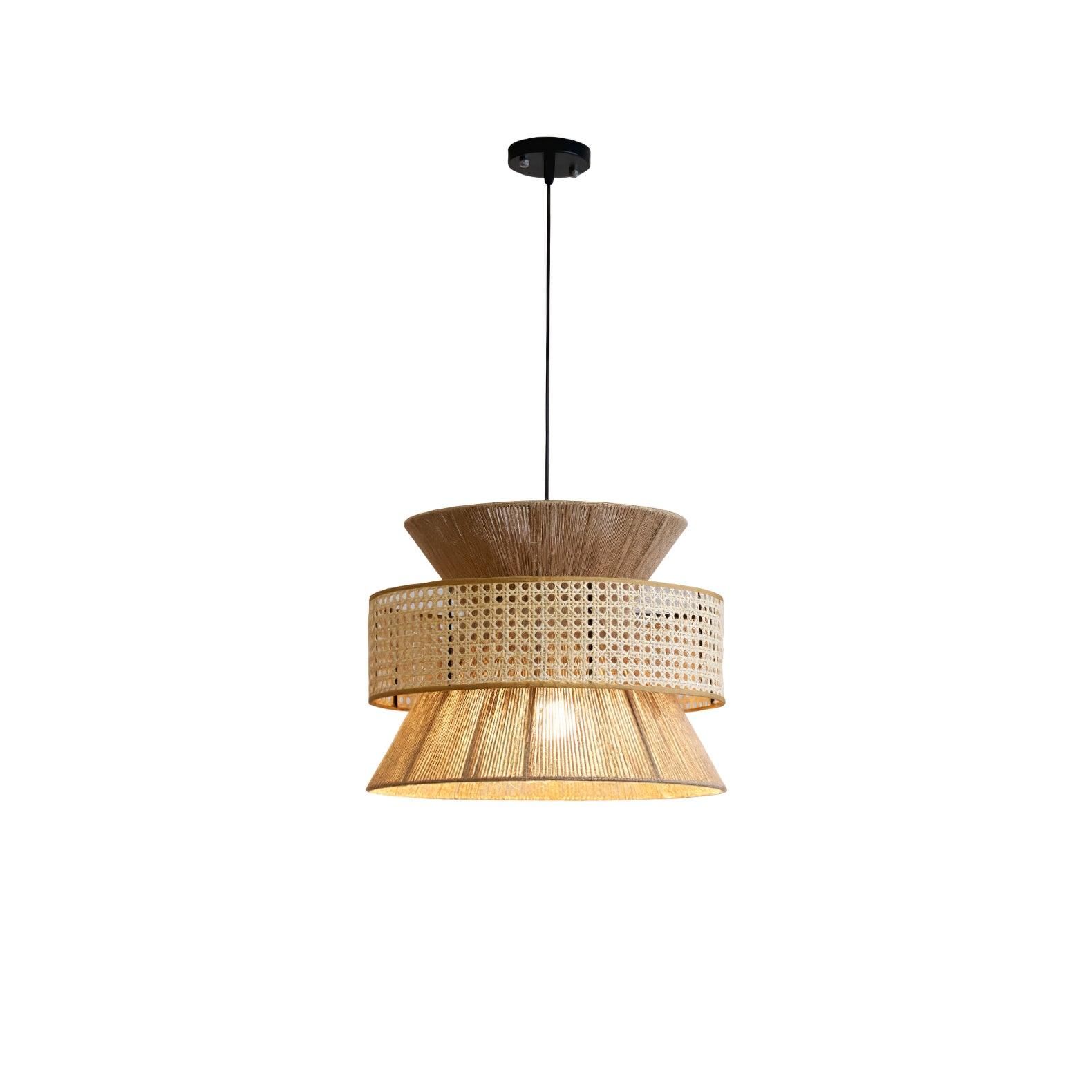 Ophelia Woven Rattan Pendant Light | Fioriscas