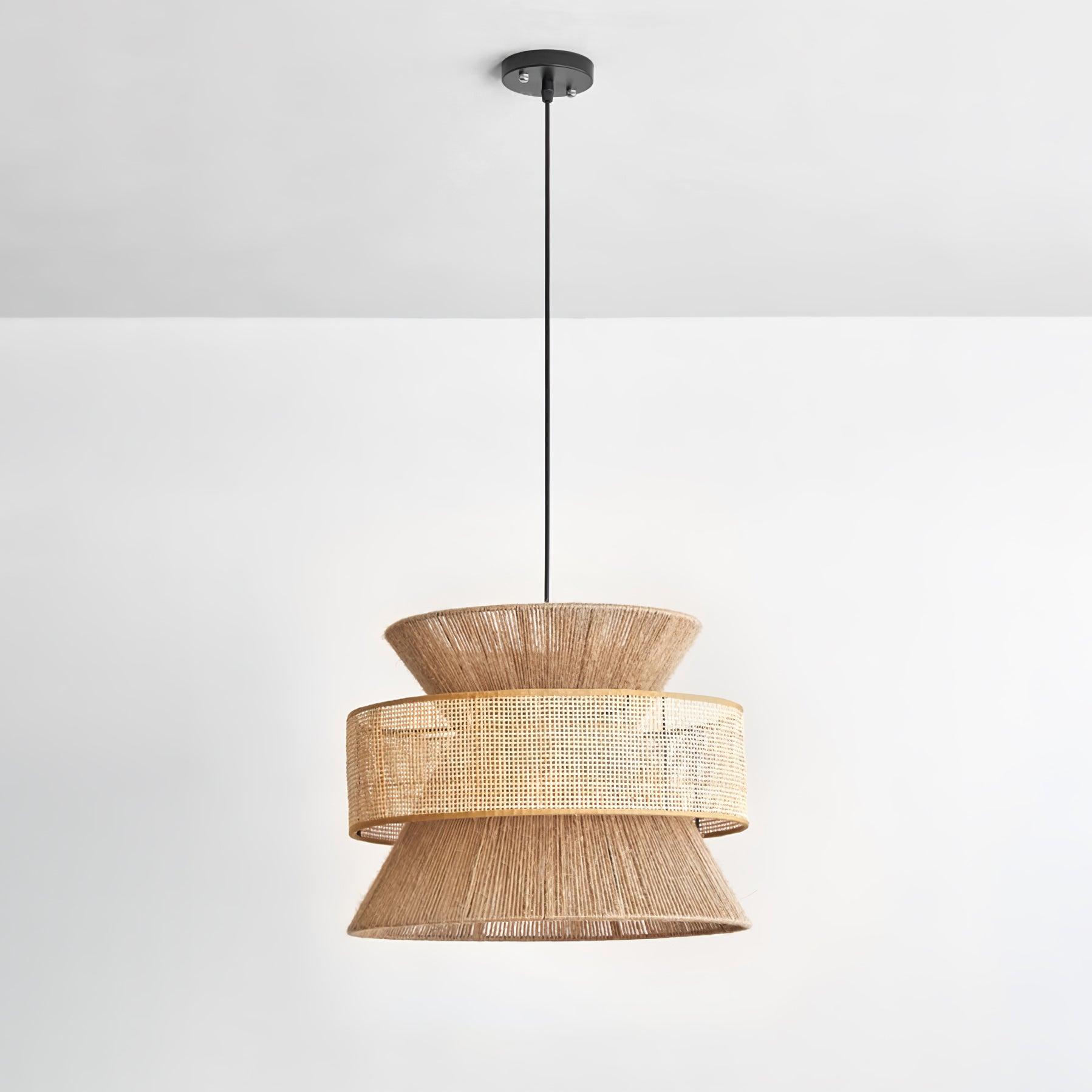 Ophelia Woven Rattan Pendant Light | Fioriscas