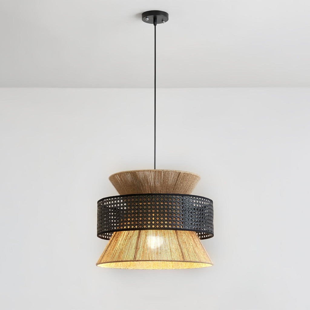 Ophelia Woven Rattan Pendant Light | Fioriscas