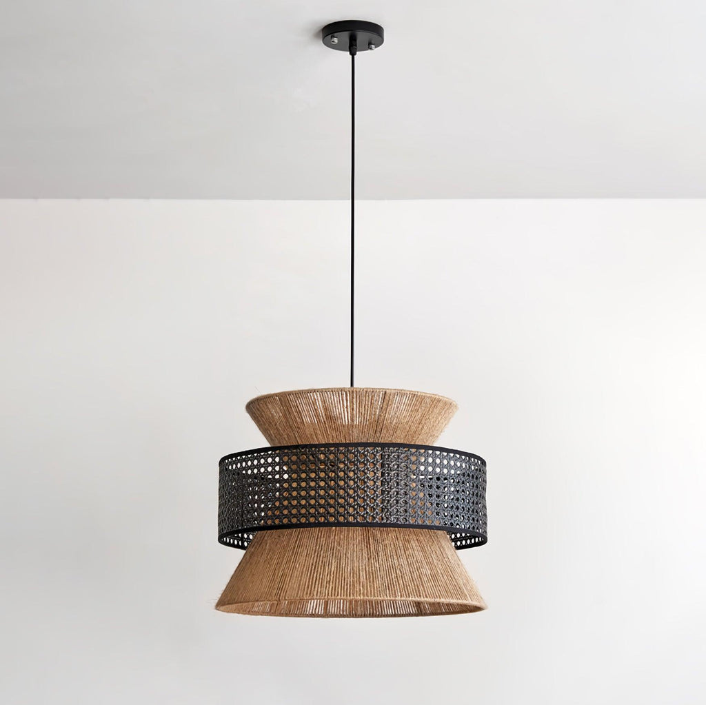 Ophelia Woven Rattan Pendant Light | Fioriscas
