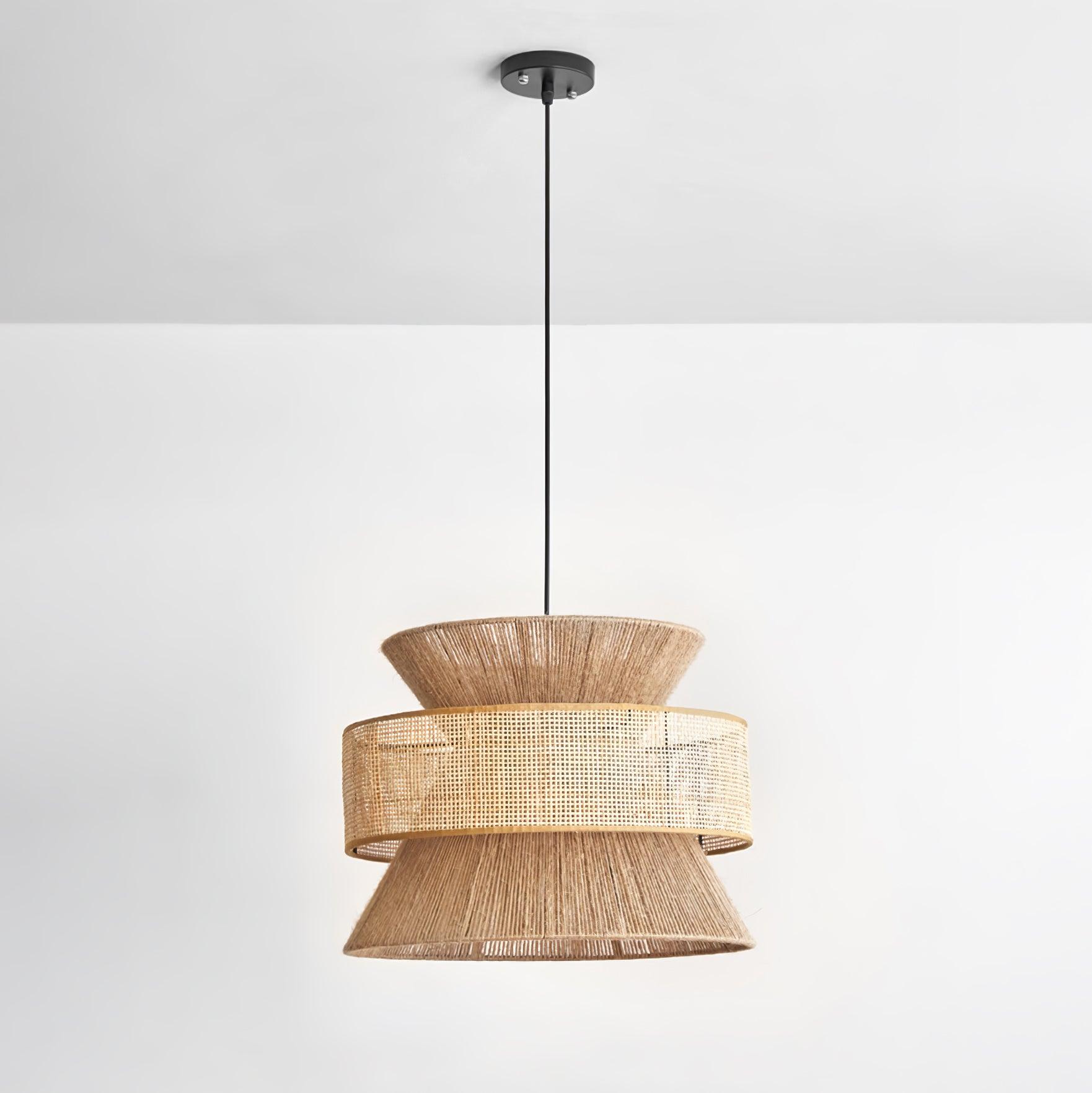 Ophelia Woven Rattan Pendant Light | Fioriscas