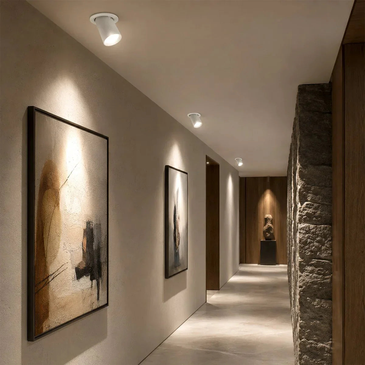 AeroGlow Recessed Ceiling Spotlight 360 Degree Rotating Beam