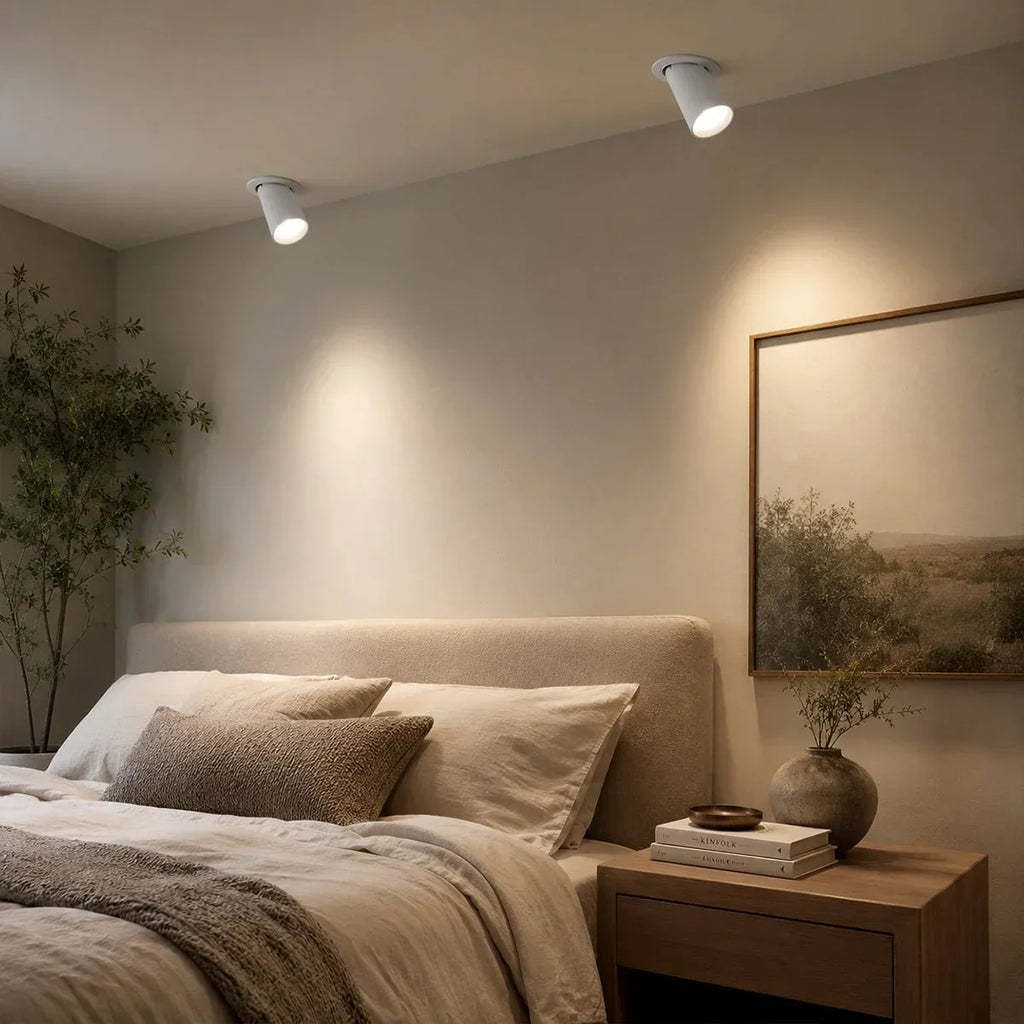 AeroGlow Recessed Ceiling Spotlight 360 Degree Rotating Beam