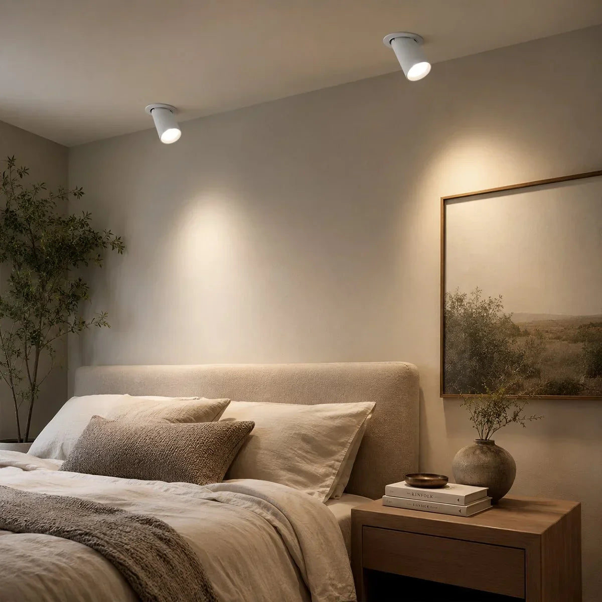 AeroGlow Recessed Ceiling Spotlight 360 Degree Rotating Beam