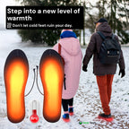 Plantillas térmicas recargables para botas con calor ajustable para los pies