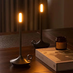 Dobíjecí stolní LED lampa ve stylu svíčky LumaCove s dotykovým ovládáním