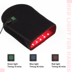 Gant de luminothérapie rouge LumaFlex pour le confort et la flexibilité du poignet