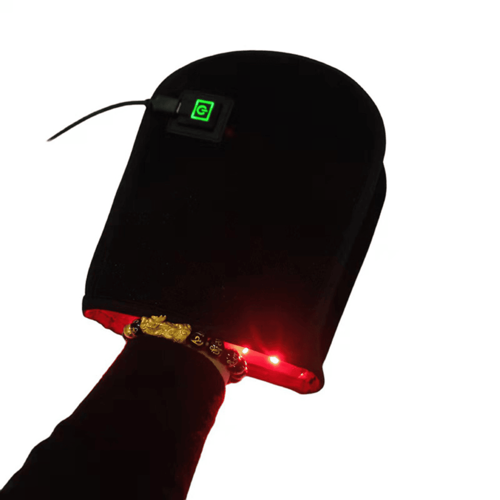 Gant de luminothérapie rouge LumaFlex pour le confort et la flexibilité du poignet
