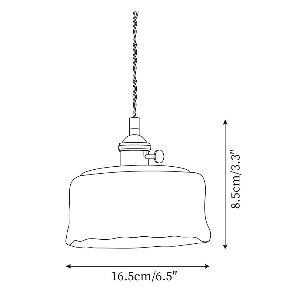 Amberlyn Vintage Amber Glass Pendant Light | Fioriscas