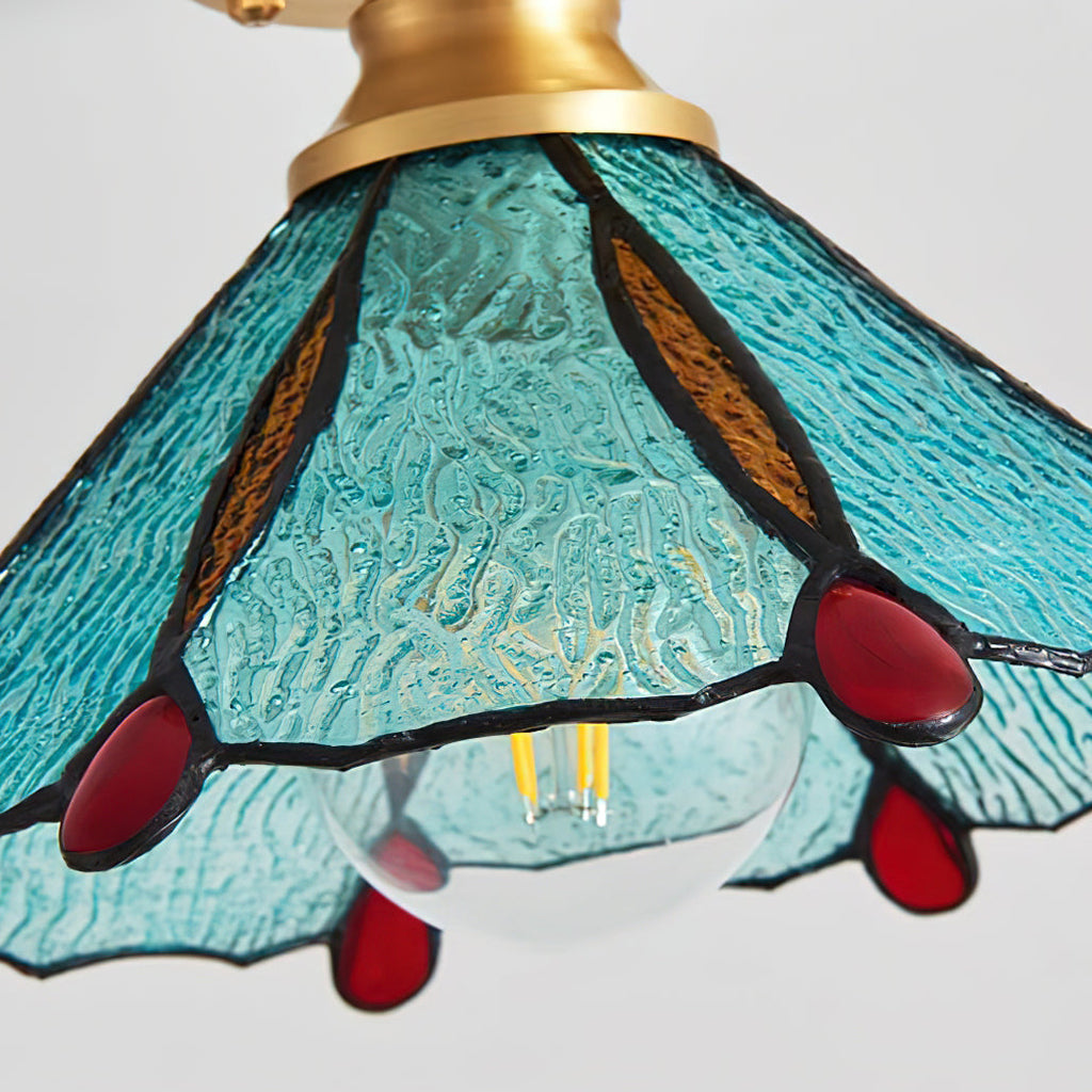 Civelle Tiffany Style Stained Glass Ceiling Light | Fioriscas